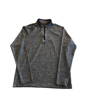 Reebok Men's Quarter-Zip‎ Pullover Gray Size L